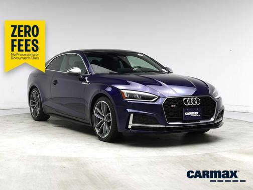 Blue 2018 Audi S5 Premium Plus