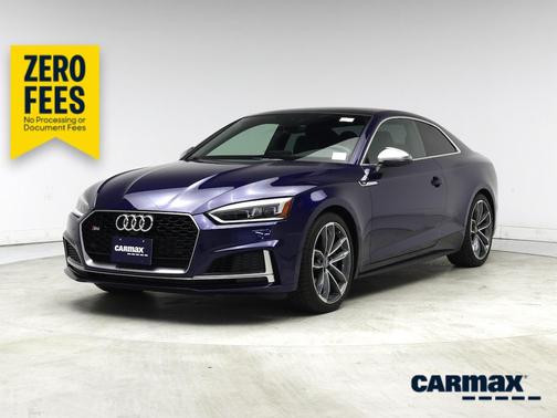 Blue 2018 Audi S5 Premium Plus