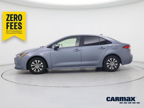 Blue 2021 Toyota Corolla Hybrid LE