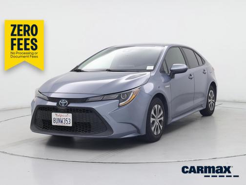 Blue 2021 Toyota Corolla Hybrid LE
