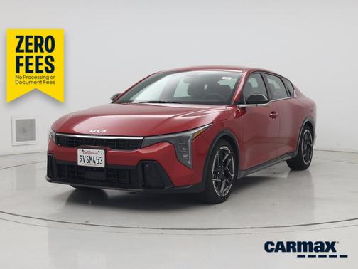 Red 2025 Kia K4 GT-Line