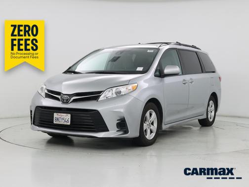 Silver 2020 Toyota Sienna LE