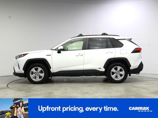 White 2020 Toyota RAV4 Hybrid XLE