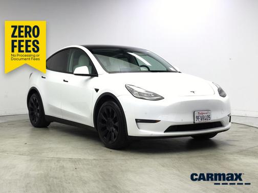 White 2022 Tesla Model Y Long Range