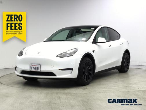White 2022 Tesla Model Y Long Range