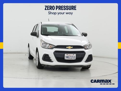 White 2016 Chevrolet Spark LS