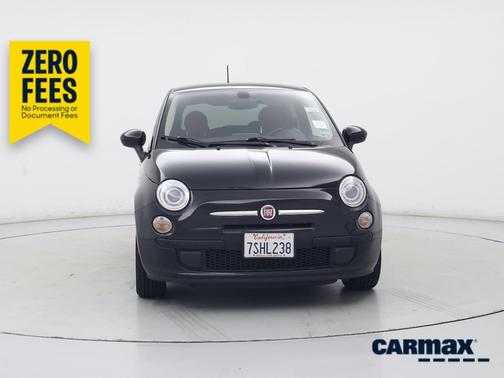 Black 2016 FIAT 500 Easy