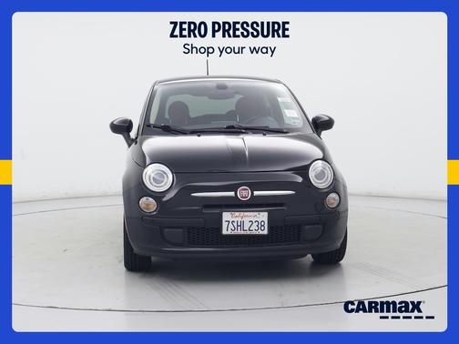 Black 2016 FIAT 500 Easy