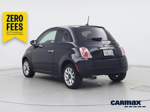 Black 2016 FIAT 500 Easy