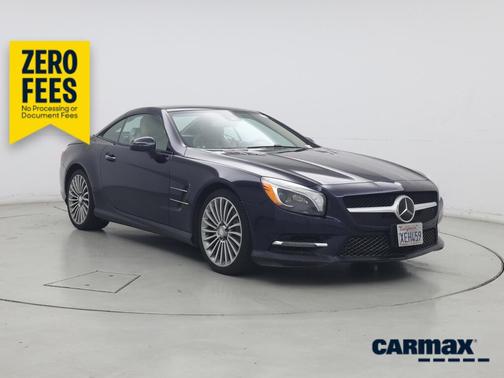Blue 2015 Mercedes-Benz SL-Class