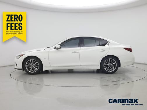 White 2019 INFINITI Q50 Sport