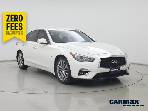 White 2019 INFINITI Q50 Sport