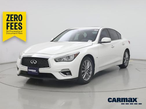 White 2019 INFINITI Q50 Sport
