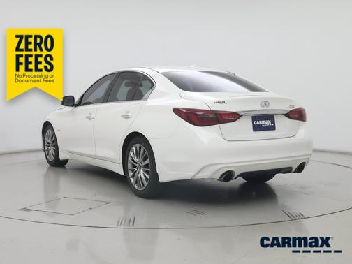 White 2019 INFINITI Q50 Sport