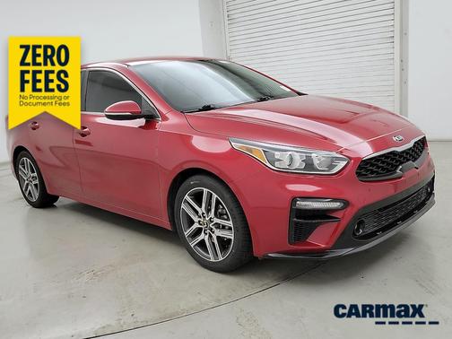 Red 2019 Kia Forte EX