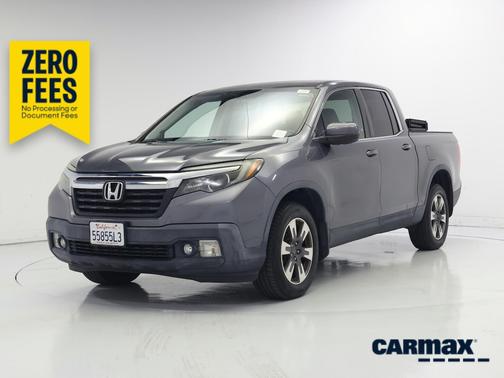 Gray 2017 Honda Ridgeline RTL-T