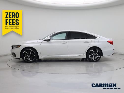 White 2018 Honda Accord Sport