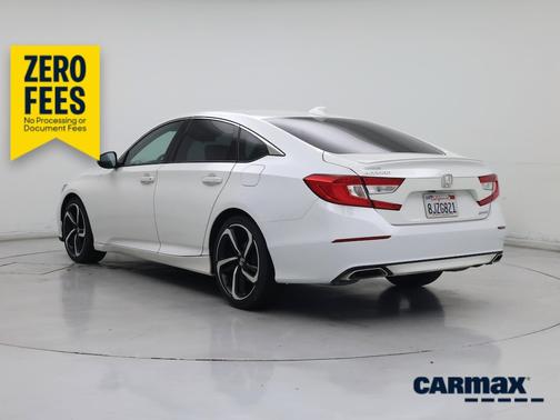 White 2018 Honda Accord Sport