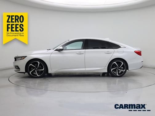 White 2018 Honda Accord Sport