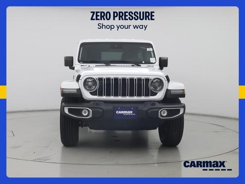 White 2025 Jeep Wrangler Sahara