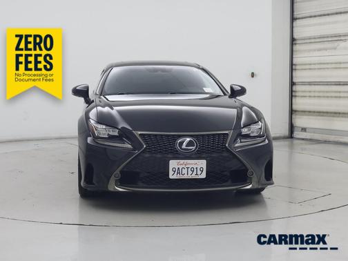Black 2018 Lexus RC 350 F-Sport