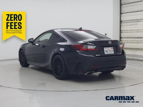 Black 2018 Lexus RC 350 F-Sport