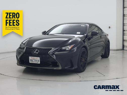 Black 2018 Lexus RC 350 F-Sport