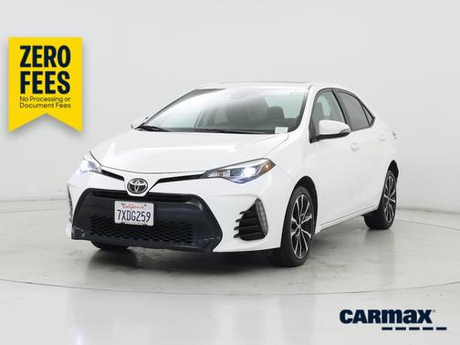White 2017 Toyota Corolla SE