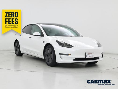 White 2021 Tesla Model 3 Standard Range Plus