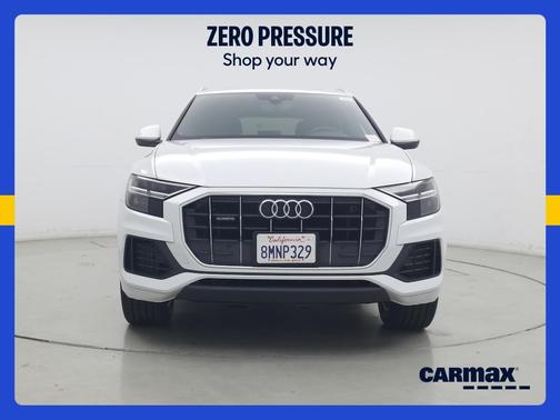 White 2019 Audi Q8 Premium