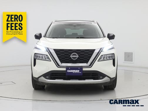 White 2022 Nissan Rogue Platinum