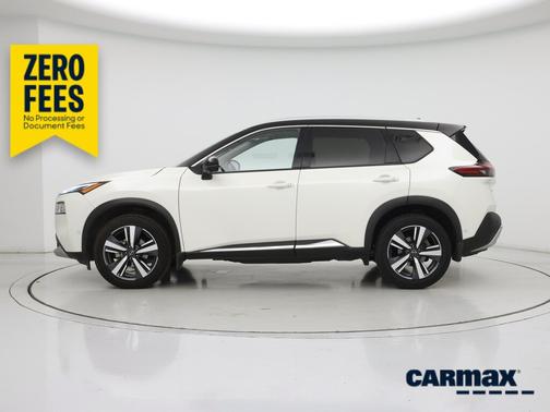 White 2022 Nissan Rogue Platinum