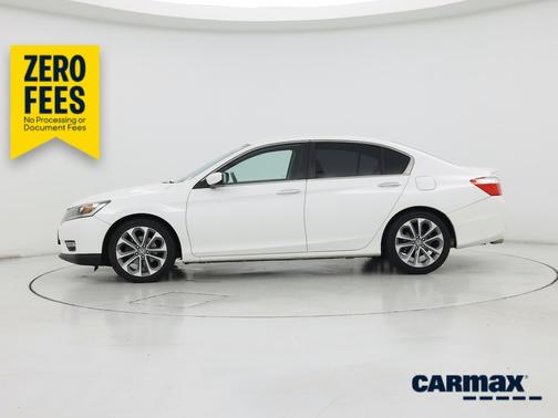 White 2014 Honda Accord Sport