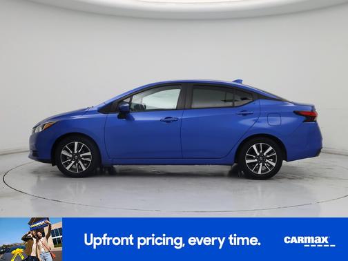 Blue 2021 Nissan Versa SV