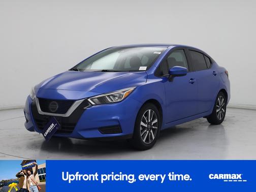 Blue 2021 Nissan Versa SV