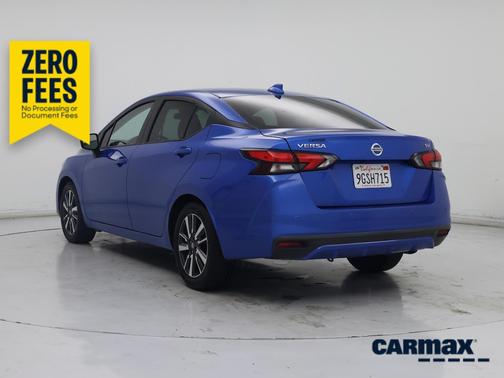 Blue 2021 Nissan Versa SV