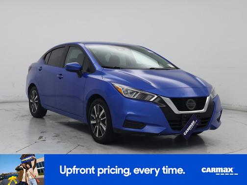 Blue 2021 Nissan Versa SV
