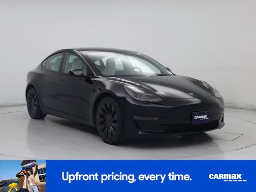 Black 2022 Tesla Model 3 Performance