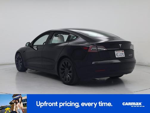 Black 2022 Tesla Model 3 Performance