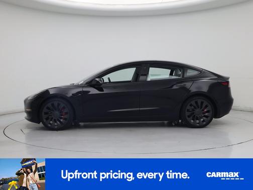 Black 2022 Tesla Model 3 Performance