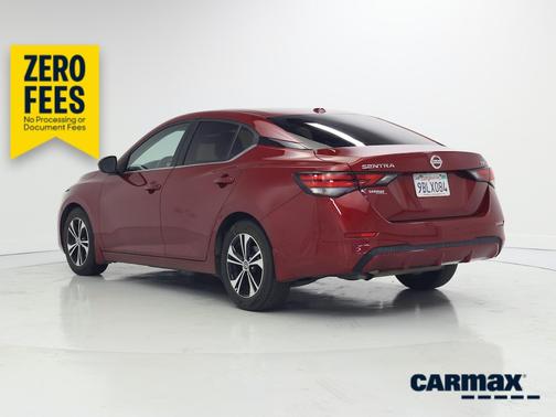 Burgundy 2022 Nissan Sentra SV