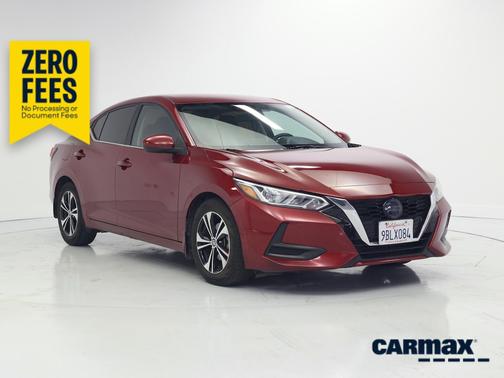 Burgundy 2022 Nissan Sentra SV