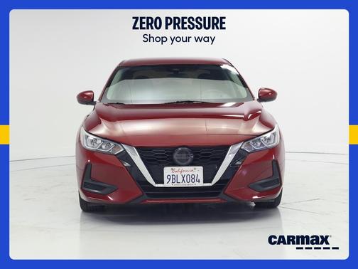Burgundy 2022 Nissan Sentra SV