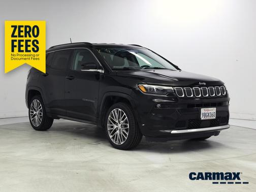 Black 2022 Jeep Compass Limited