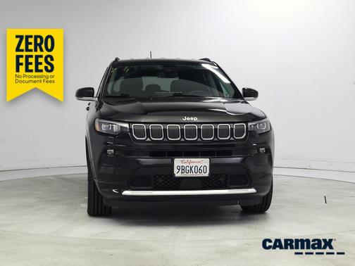 Black 2022 Jeep Compass Limited