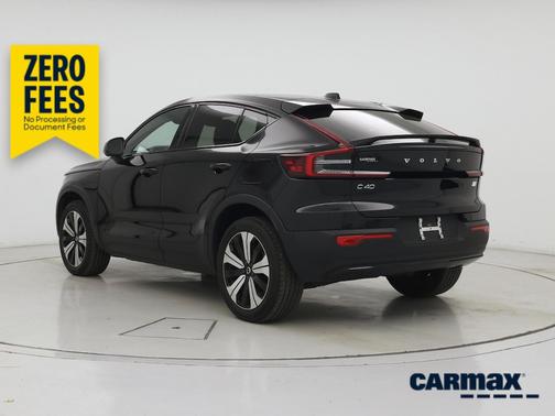 Black 2023 Volvo C40 Recharge Pure Electric Twin Plus