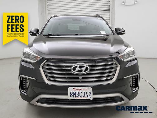 Black 2017 Hyundai SANTA FE SE Ultimate