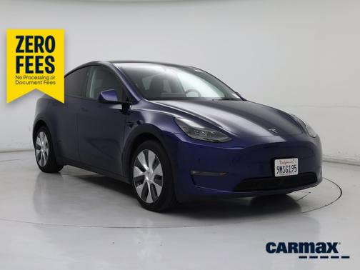 Blue 2024 Tesla Model Y Long Range