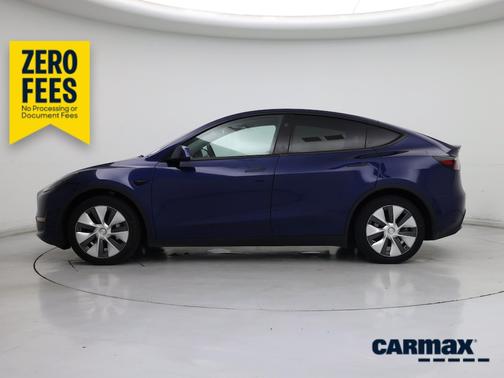 Blue 2024 Tesla Model Y Long Range