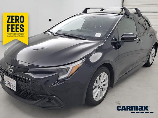 Black 2026 Toyota Corolla Hatchback SE